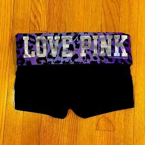 Victoria’s Secret PINK fold over yoga shorts